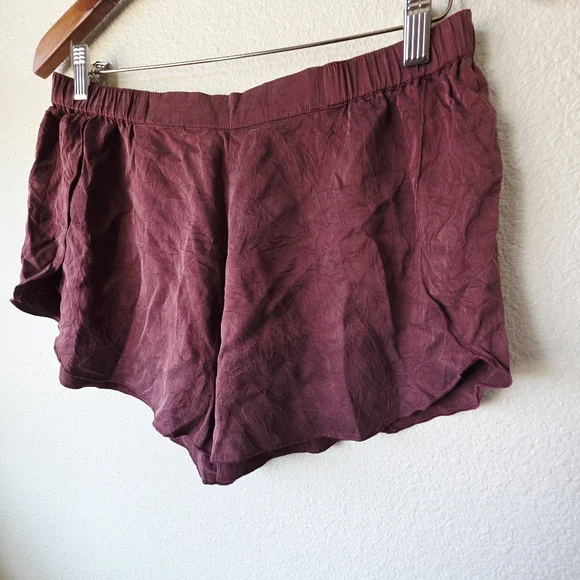 Lunya silk pajama shorts Sz LARGE - Picture 3 of 9